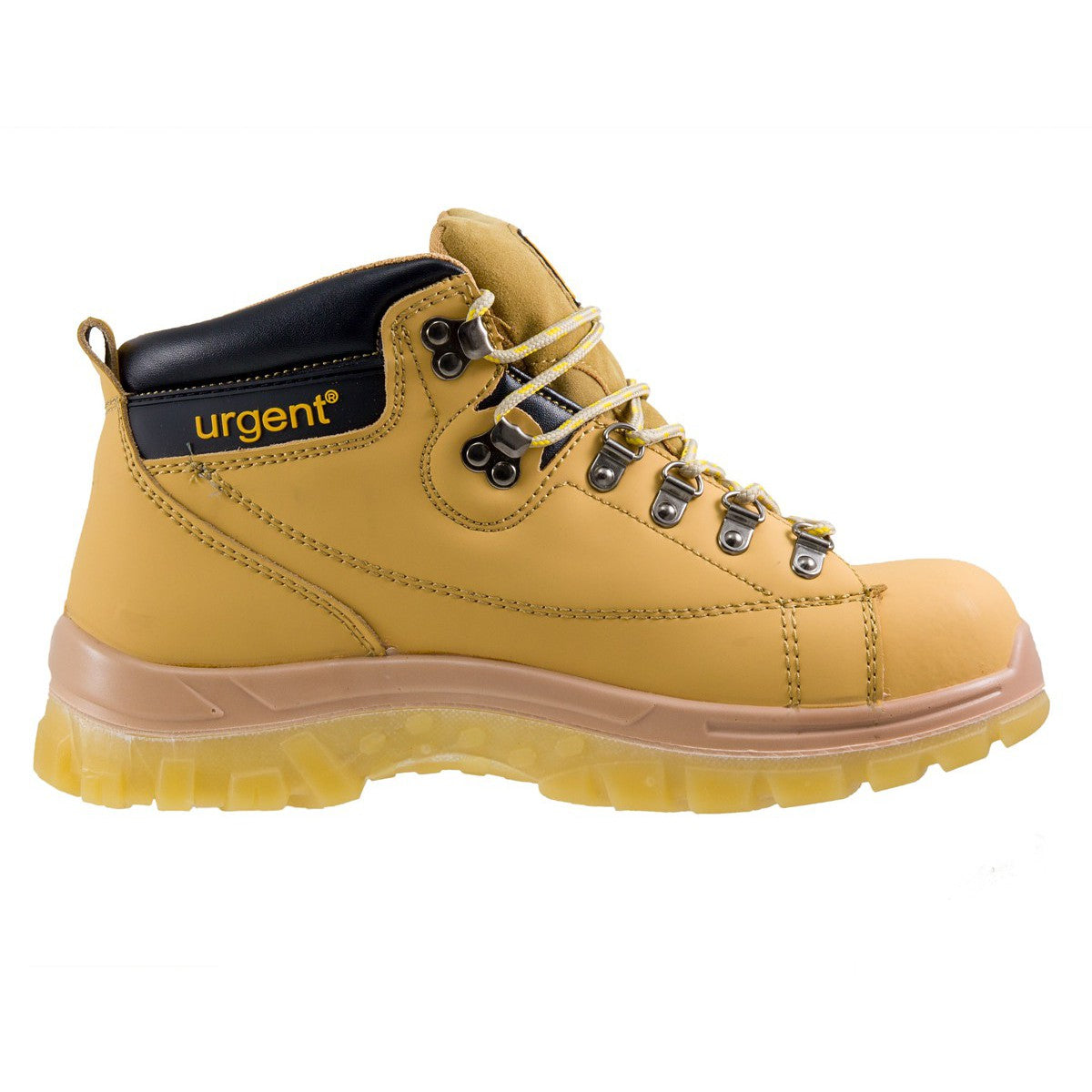 Buty robocze ochronne BHP z blachą 114S1 Piaskowe