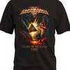 Czarna koszulka Gamma Ray Valley of the Kings z piramidą, egipską postacią i rokiem 1997