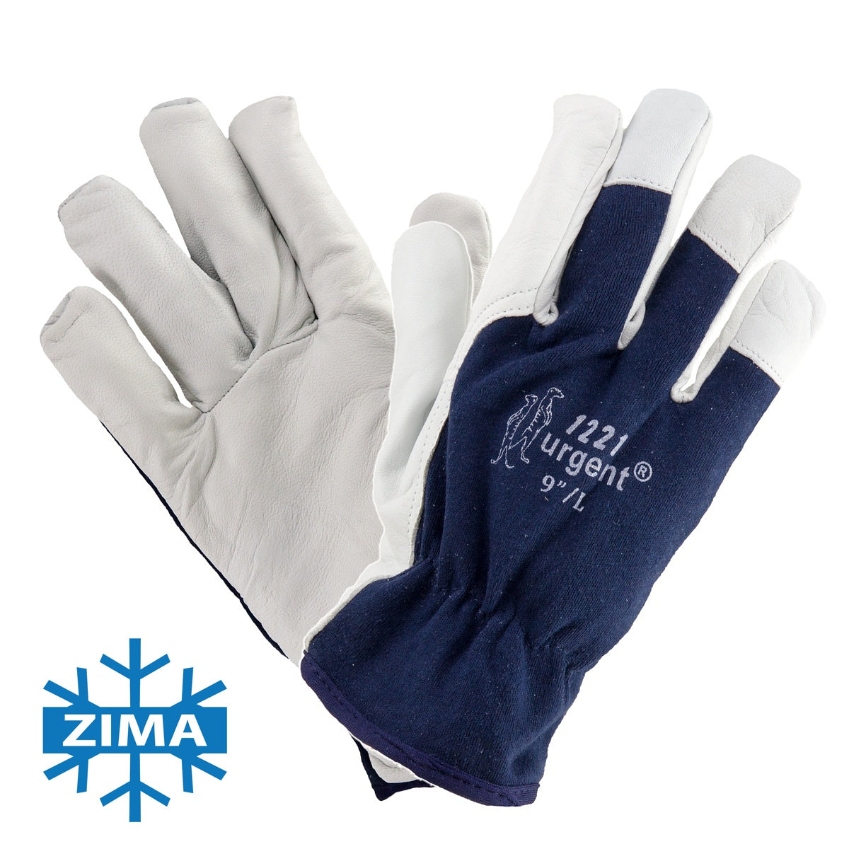 Rękawice robocze ocieplane skórzane 1221 URGENT