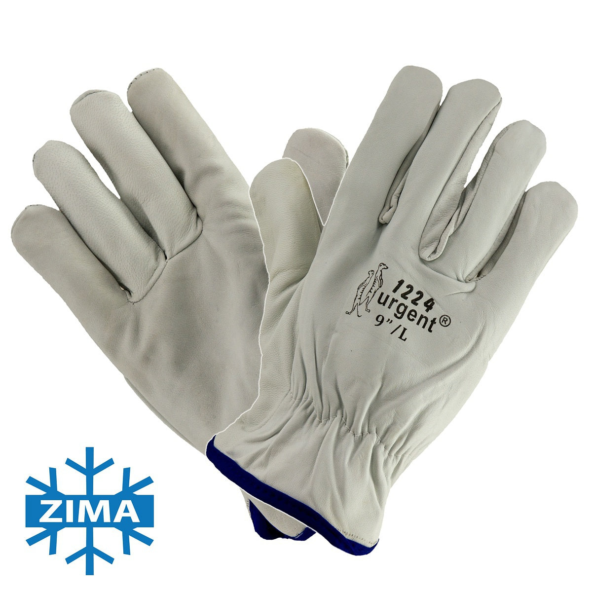 Rękawice robocze ocieplane skórzane 1224 URGENT