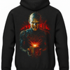Czarna bluza z kapturem i nadrukiem na plecach: Hellraiser – Pinhead
