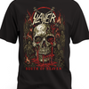 Czarna koszulka Slayer z czaszką i napisem South of Heaven