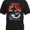Czarna koszulka Dio z motywem Holy Diver