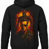 Czarna bluza z kapturem i nadrukiem na plecach: Terminator