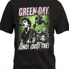 Czarna koszulka Green Day z zielonym nadrukiem Dookie