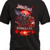 Czarna koszulka Judas Priest z czerwonym nadrukiem Painkiller