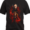 Czarna koszulka z nadrukiem Doktora Strange’a i Scarlet Witch