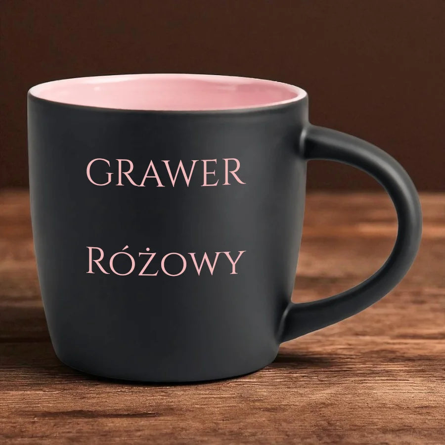 Grawer-kubek dla przyjaciółki różowy