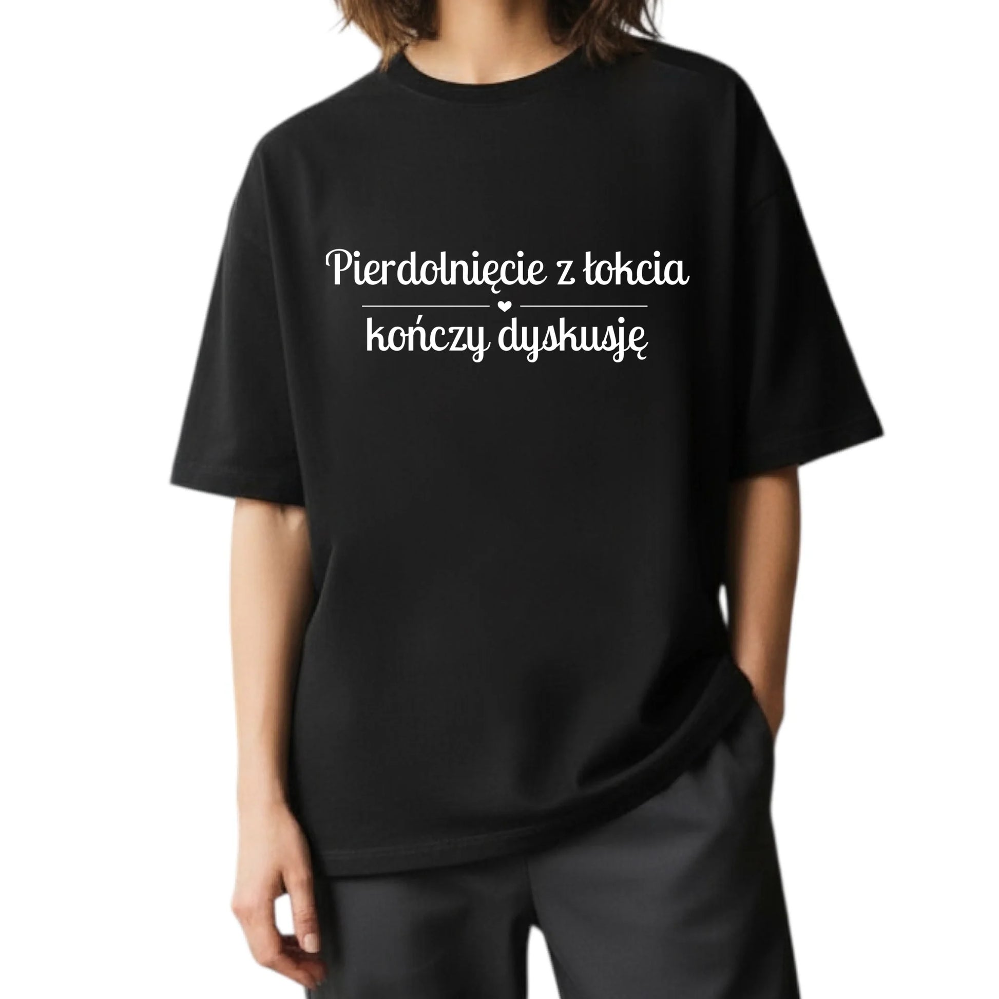 oversize damska czarna