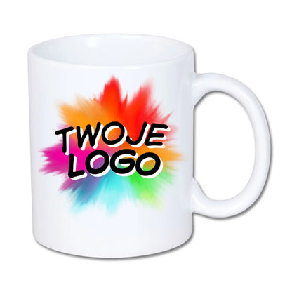 Kubek reklamowy dla Firm 330ml biały