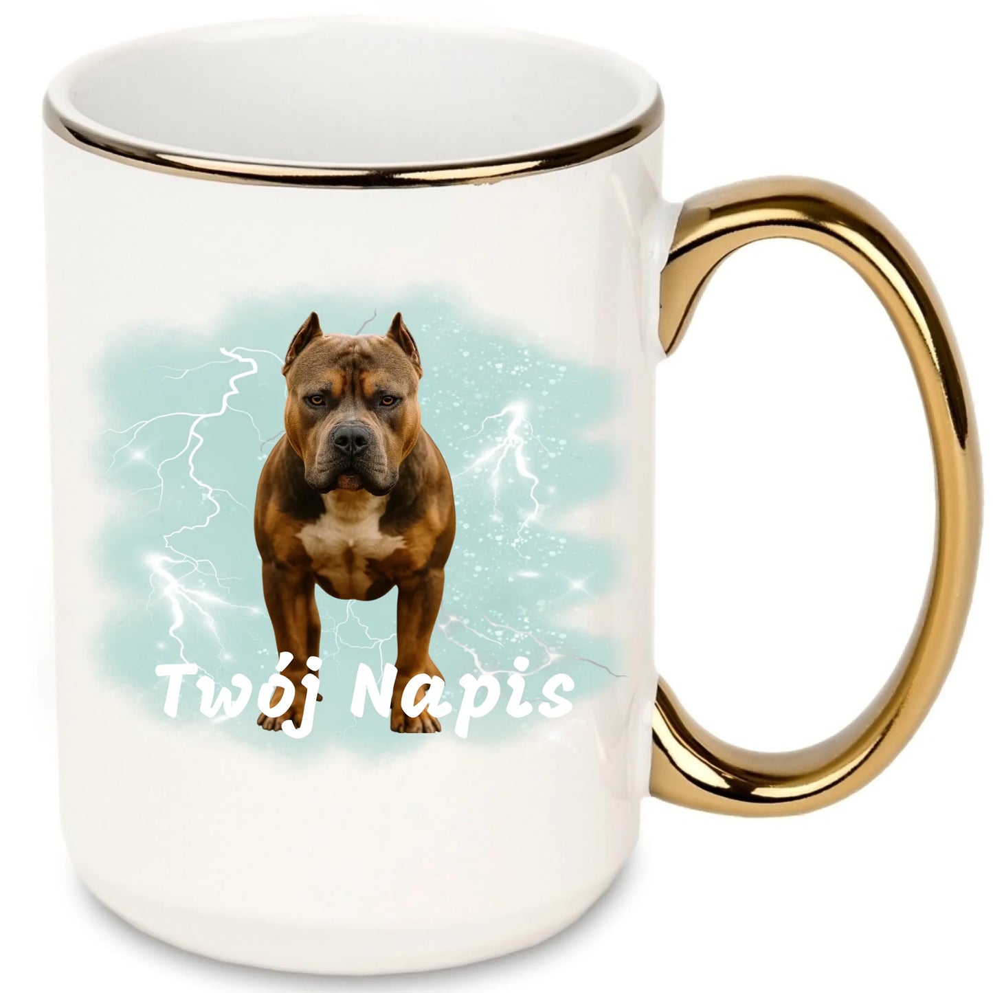 Kubek z psem 440 ml w różnych kolorach | Kubek z pieskiem dla miłośników psów