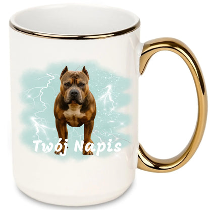 Kubek z psem 440 ml w różnych kolorach | Kubek z pieskiem dla miłośników psów