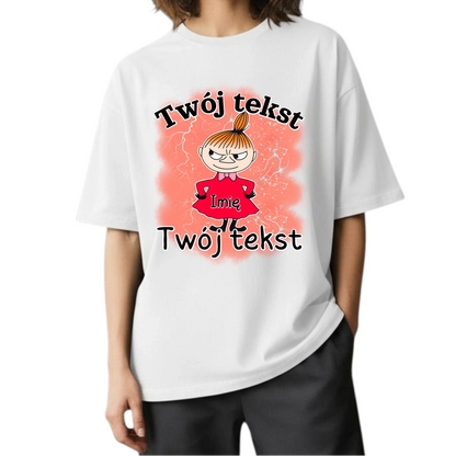 oversize biala damska