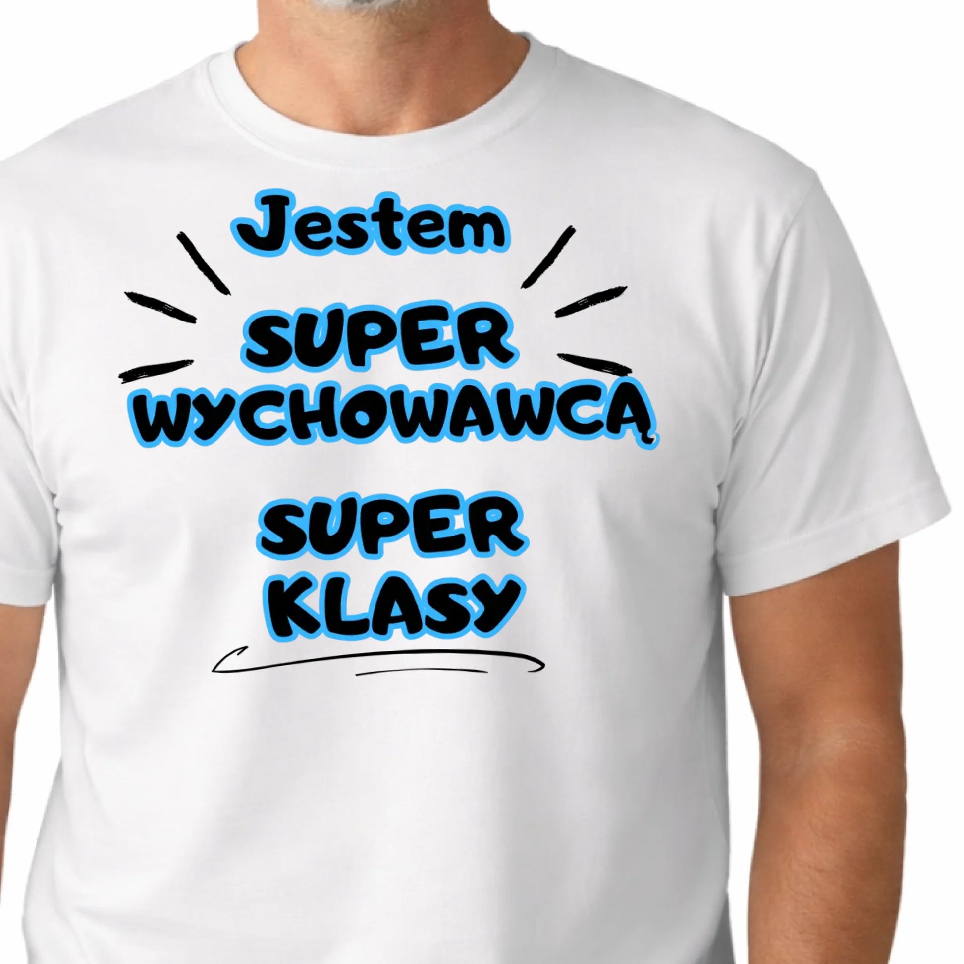 KOSZULKA-Z-NADRUKIEM-MESKA-BIALA-1-PERSONALIZOWANE-PREZENTY 1