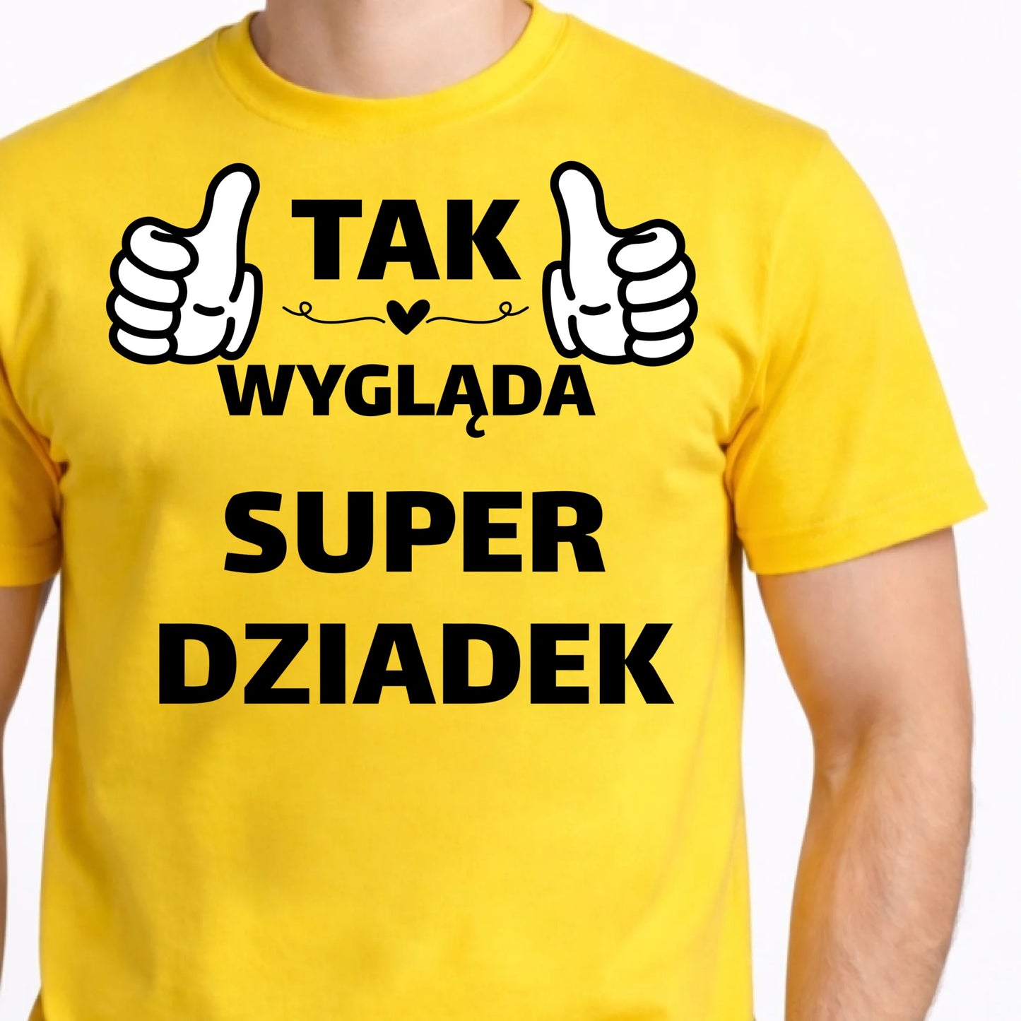 KOSZULKA-Z-NADRUKIEM-MESKA-ZOLTA-2-PERSONALIZOWANE-PREZENTY 2