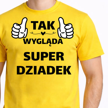 KOSZULKA-Z-NADRUKIEM-MESKA-ZOLTA-2-PERSONALIZOWANE-PREZENTY 2