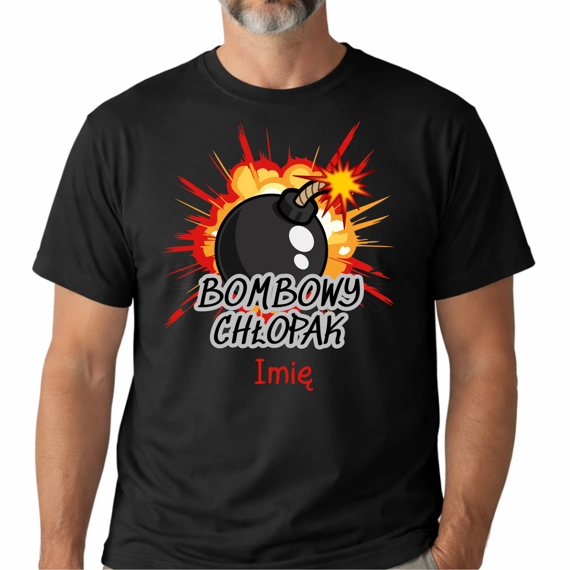 KOSZULKA-Z-NADRUKIEM-MESKA-CZARNA-PERSONALIZOWANE-PREZENTY