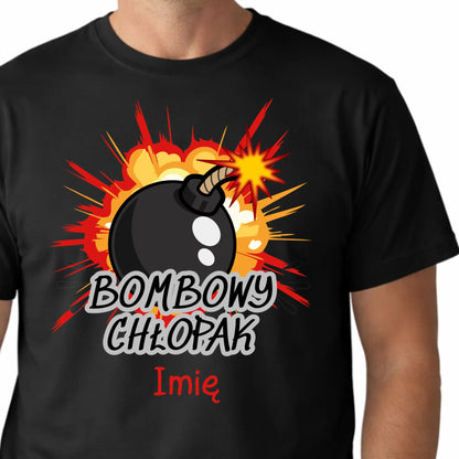 KOSZULKA-Z-NADRUKIEM-MESKA-CZARNA-PERSONALIZOWANE-PREZENTY 2