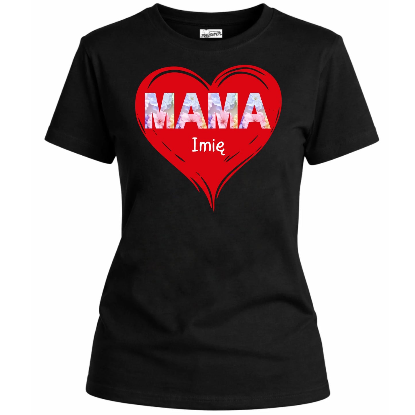 KOSZULKA-Z-NADRUKIEM-DAMSKA-CZARNA-PERSONALIZOWANE-PREZENTY