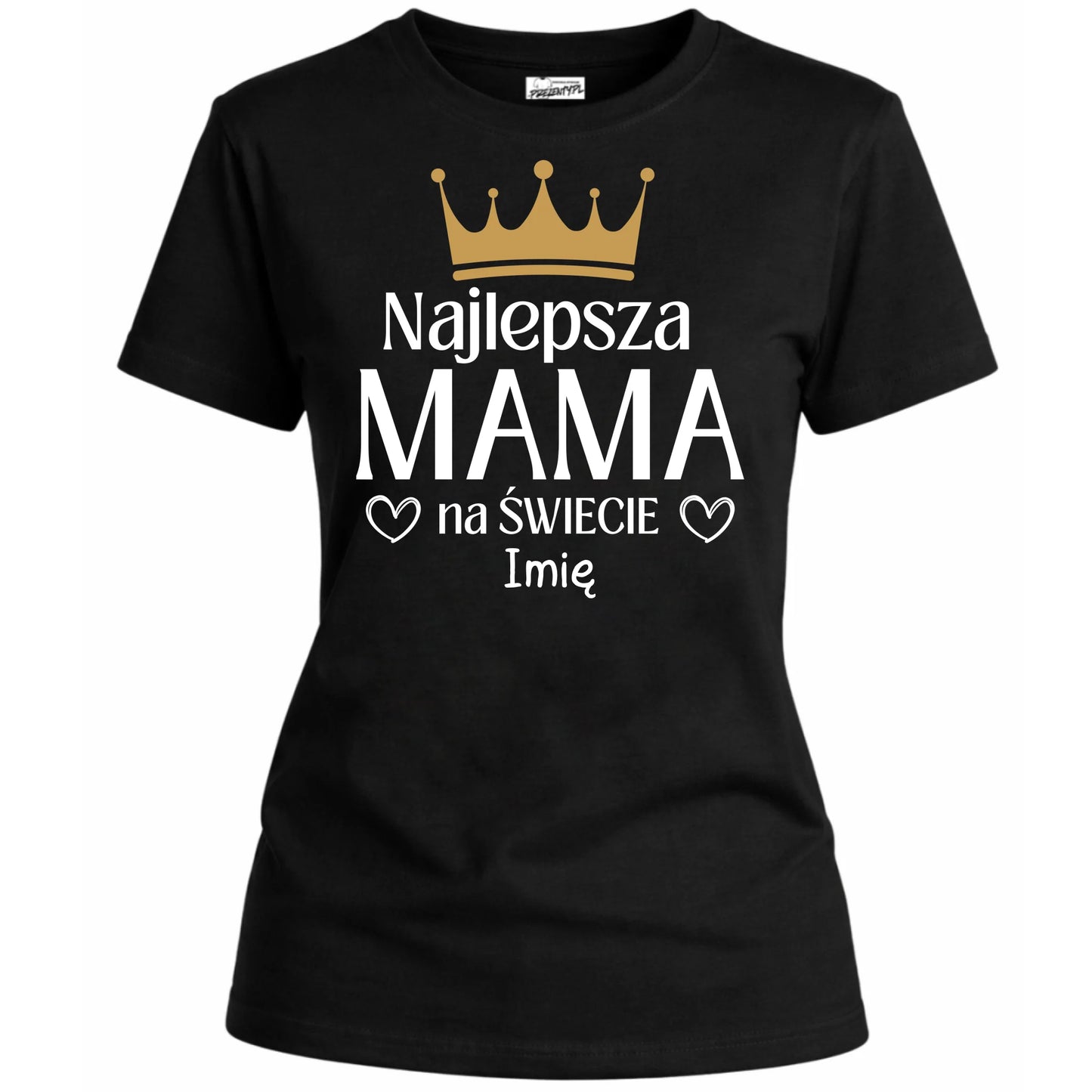 KOSZULKA-Z-NADRUKIEM-DAMSKA-CZARNA-PERSONALIZOWANE-PREZENTY
