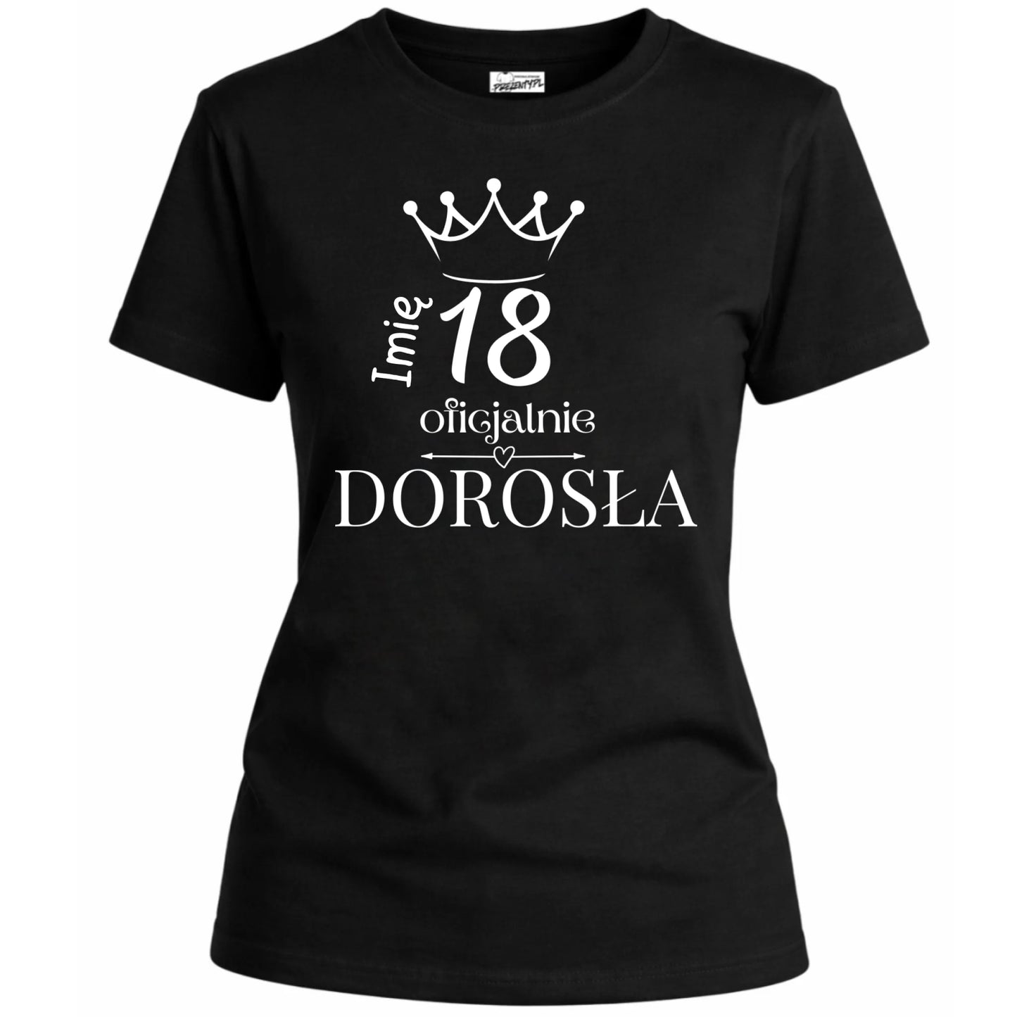 KOSZULKA-Z-NADRUKIEM-DAMSKA-CZARNA-PERSONALIZOWANE-PREZENTY