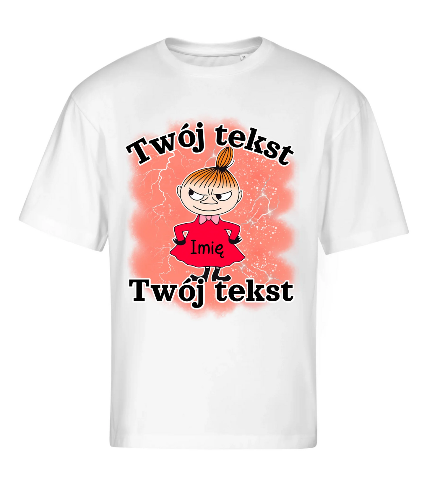 Oversize przód biały