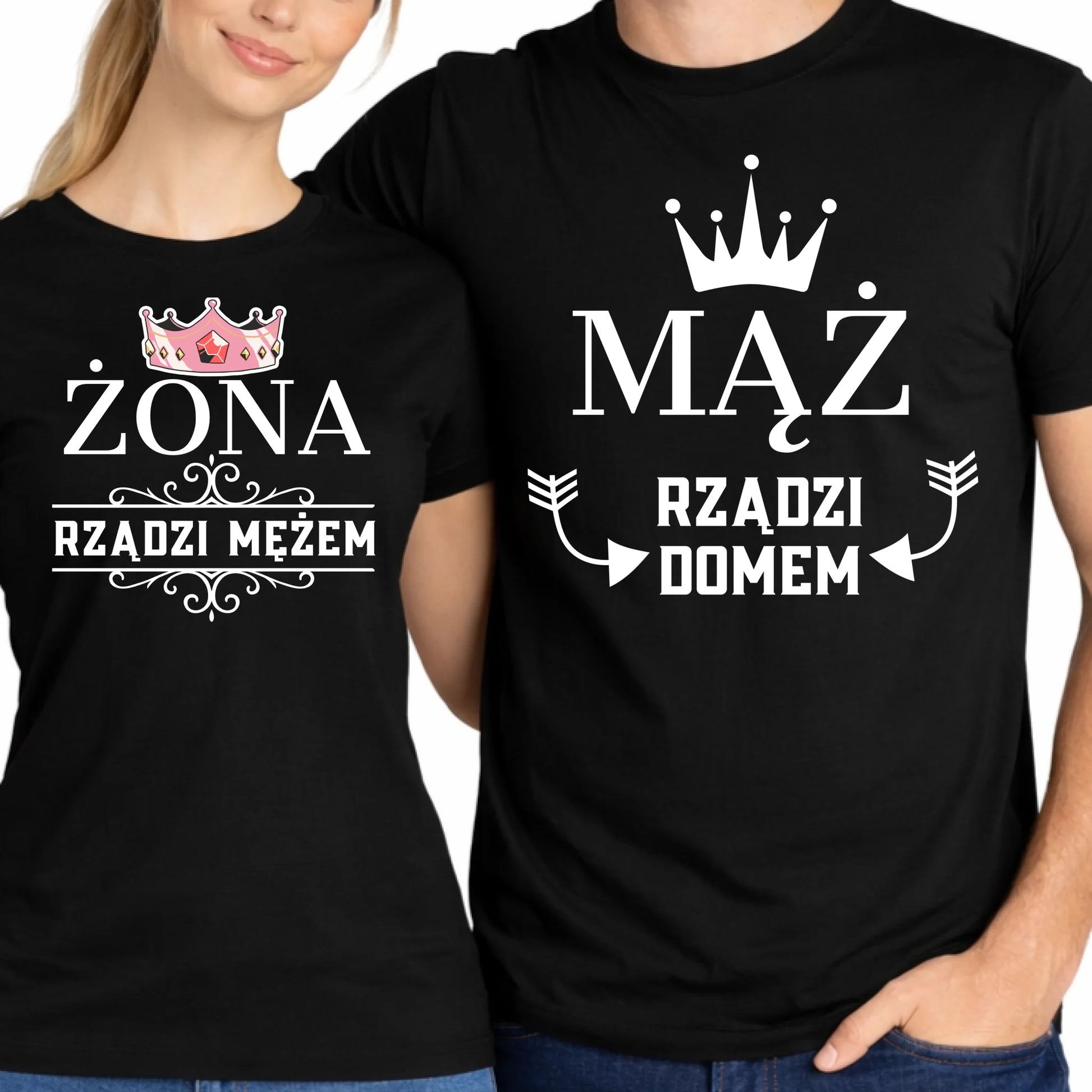 koszulka dla zakochanych czarna