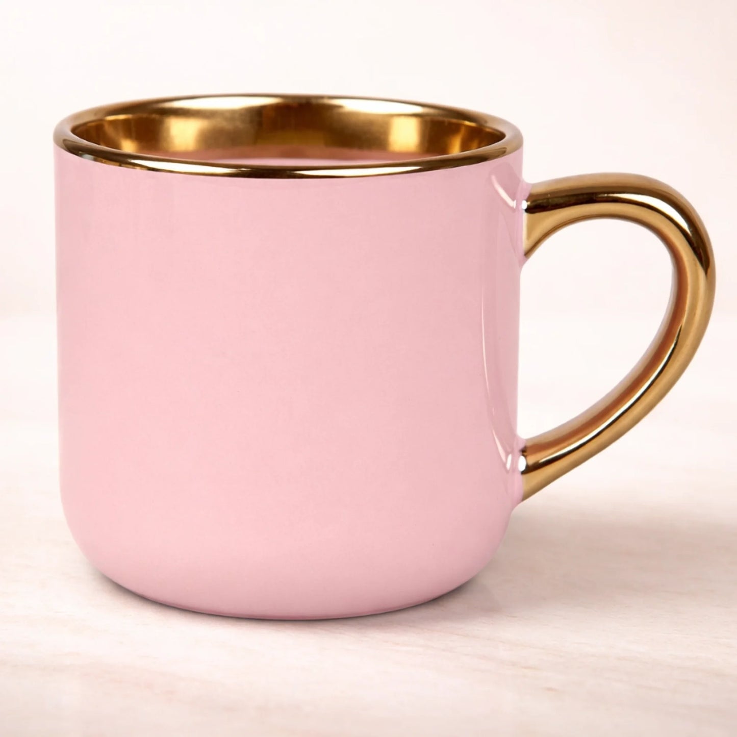 kubek personalizowany z nadrukiem 400ml rozowy