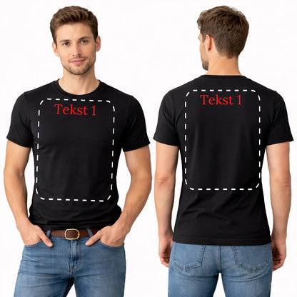 koszulka z wlasnym nadrukiem meska czarna