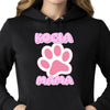 Bluza z nadrukiem damska dla kociary kocia mama czarna 290g