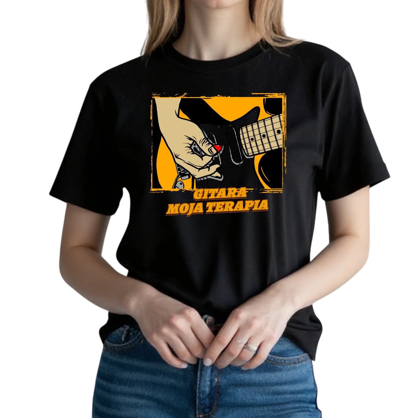 KOSZULKA-Z-NADRUKIEM-DAMSKA-CZARNA-PERSONALIZOWANE-PREZENTY-1