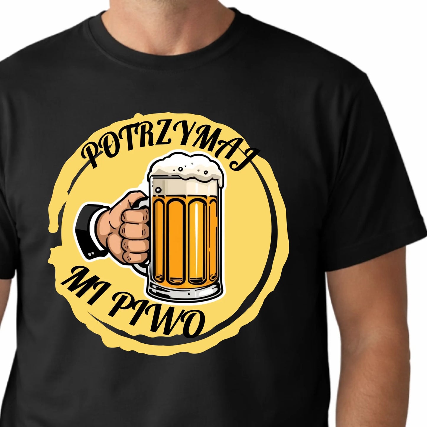 KOSZULKA-Z-NADRUKIEM-MESKA-CZARNA-PERSONALIZOWANE-PREZENTY 2