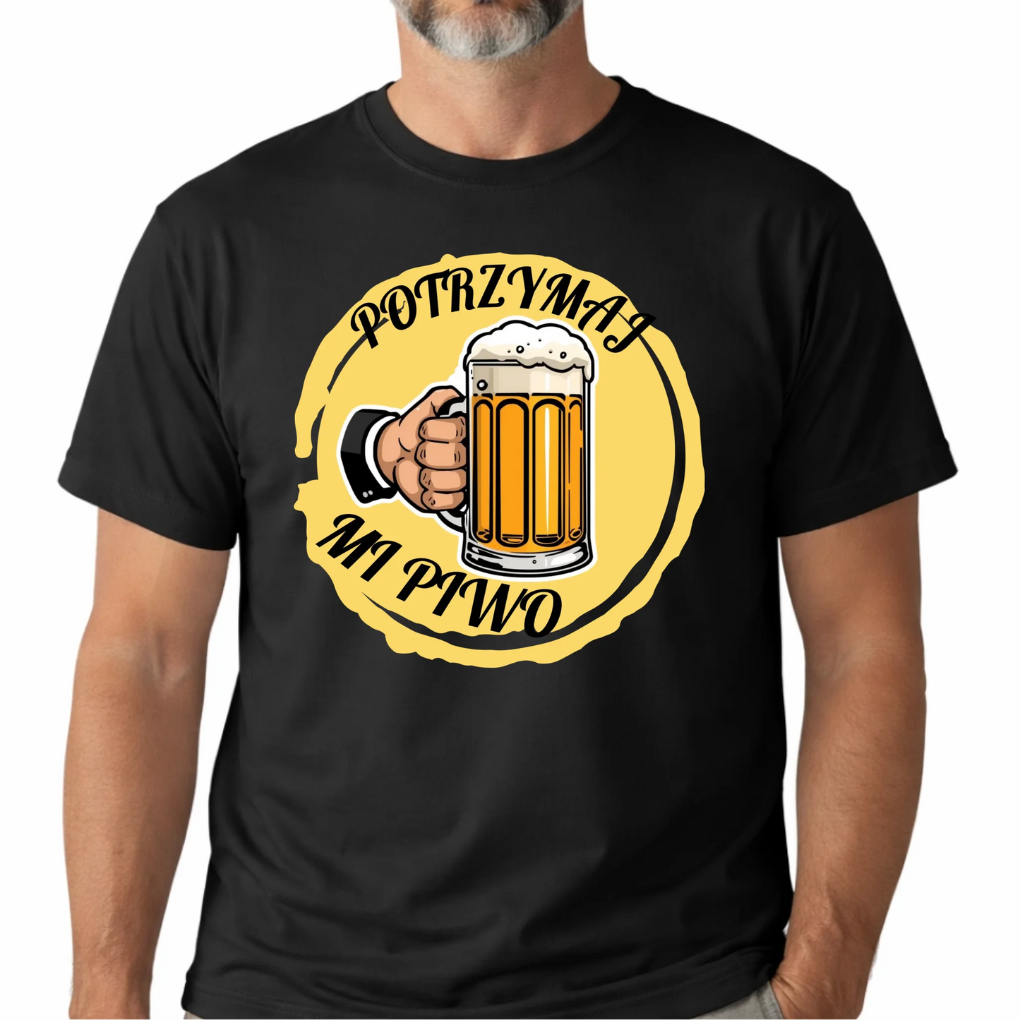 KOSZULKA-Z-NADRUKIEM-MESKA-CZARNA-PERSONALIZOWANE-PREZENTY