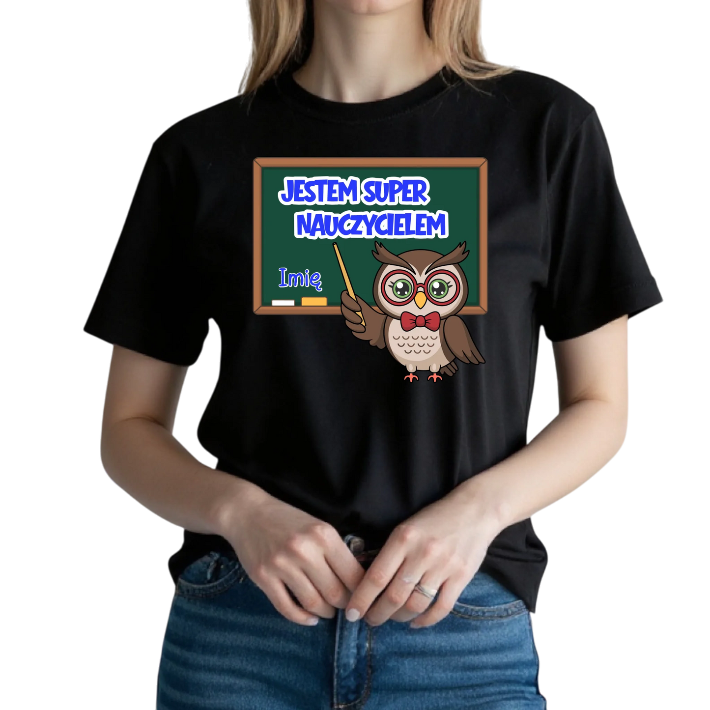 KOSZULKA-Z-NADRUKIEM-DAMSKA-CZARNA-PERSONALIZOWANE-PREZENTY-1