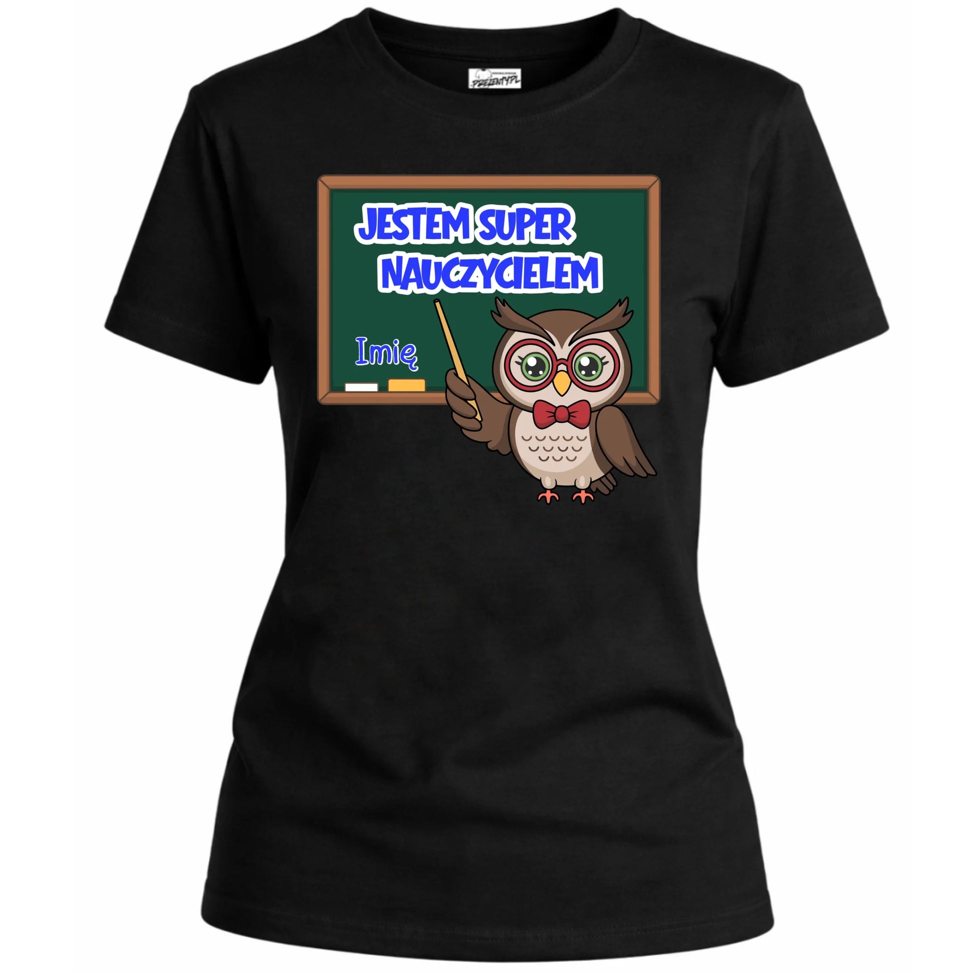 KOSZULKA-Z-NADRUKIEM-DAMSKA-CZARNA-PERSONALIZOWANE-PREZENTY