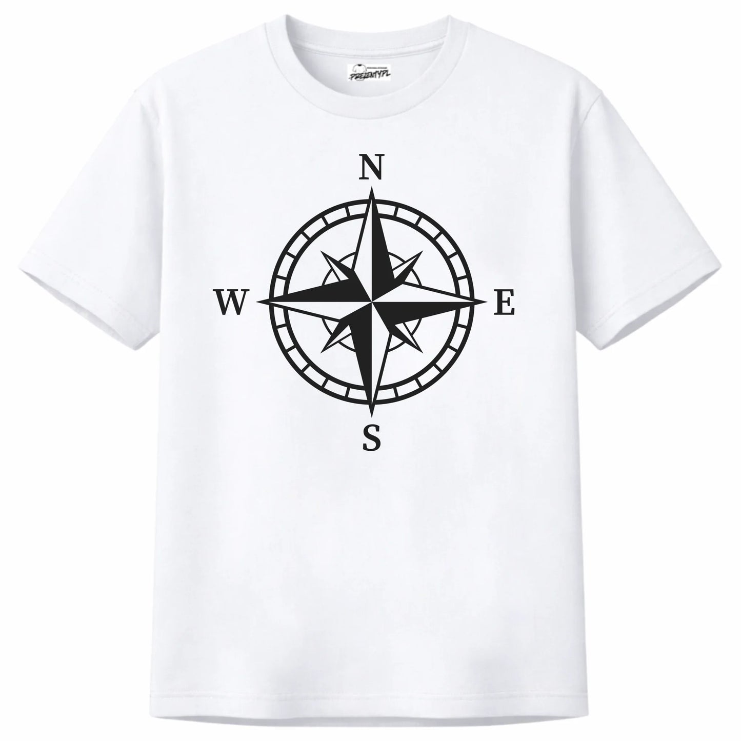 Prezent dla podróżnika koszulka N S E W męska