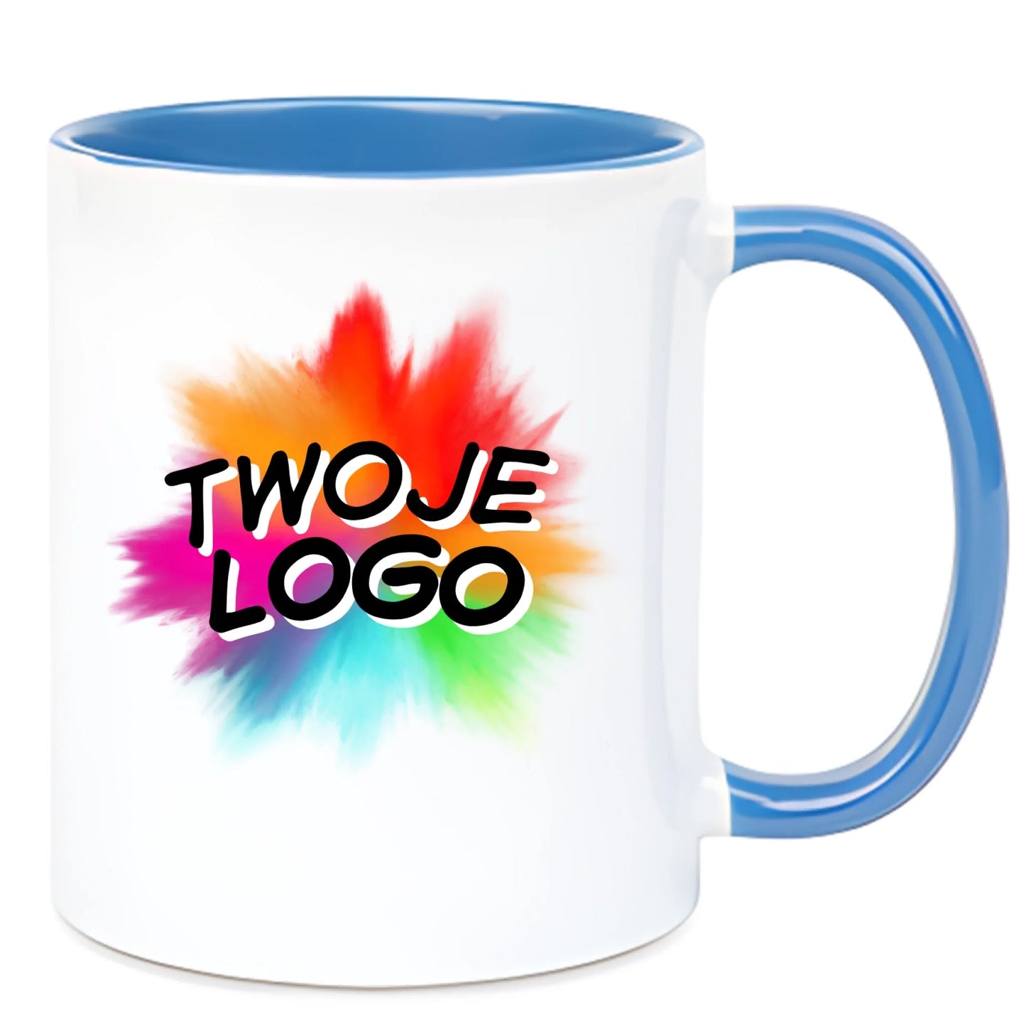 Kubek reklamowy dla firmy 330ml niebieski