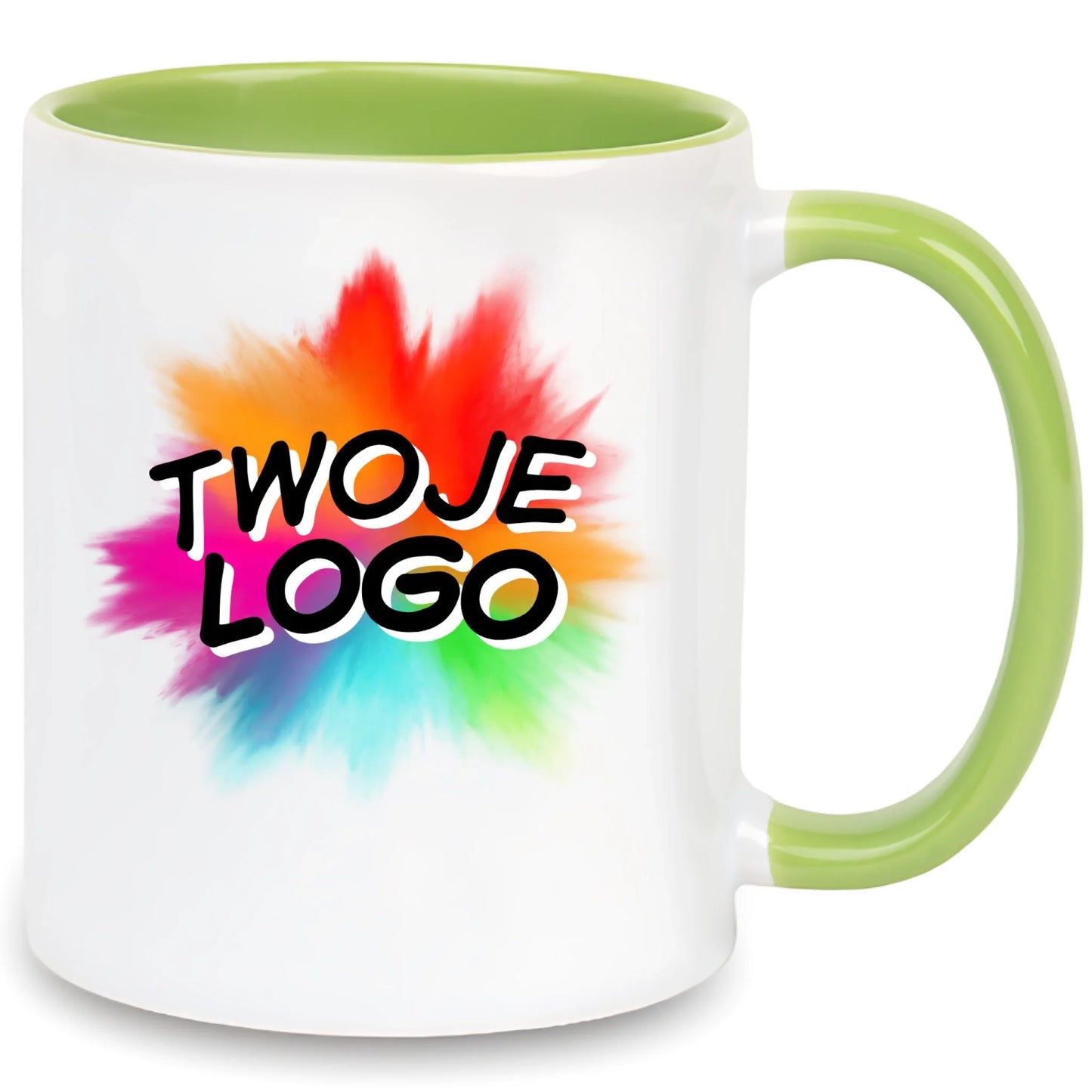 Kubek reklamowy dla firmy 330ml zielony