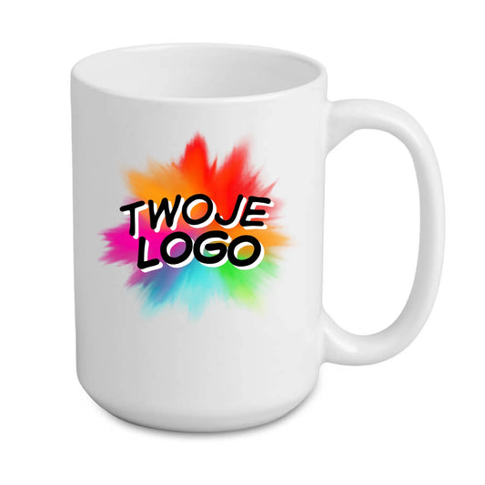 Kubek reklamowy dla firmy 440ml biały