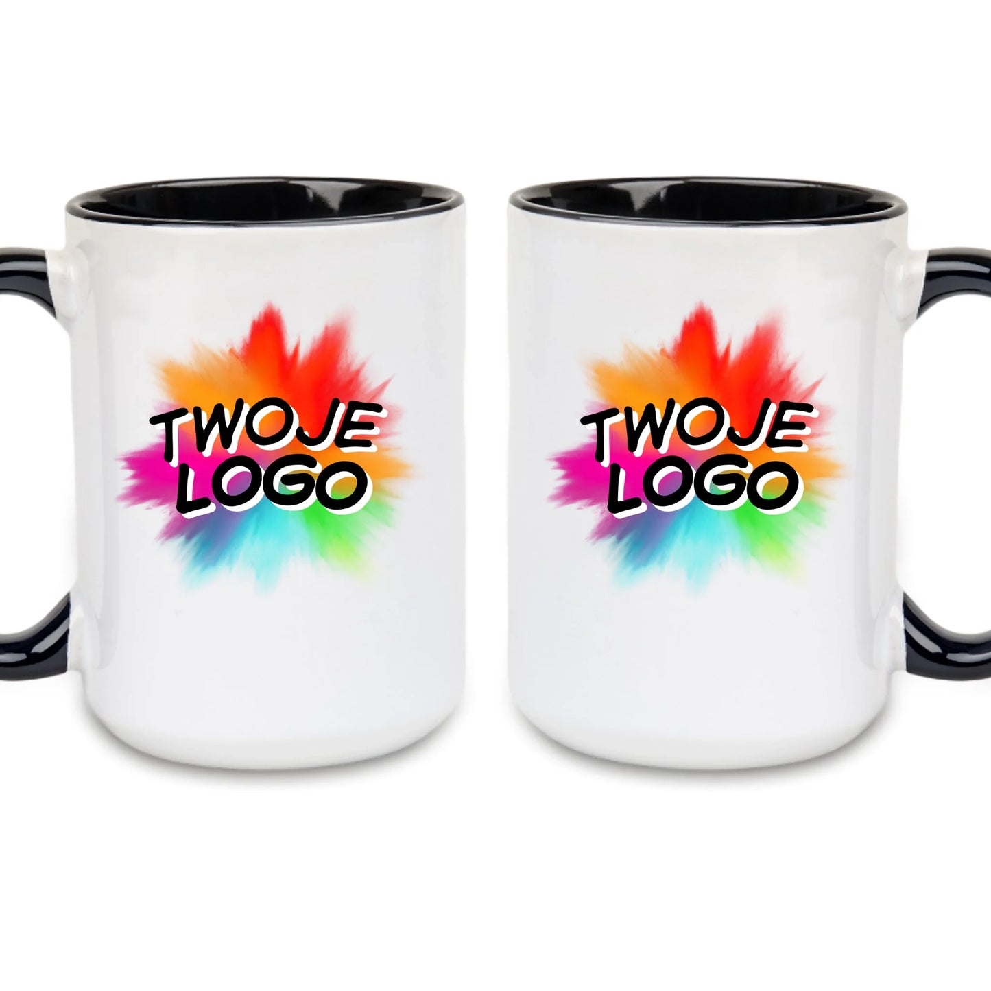 Kubek reklamowy dla firmy 440ml czarny