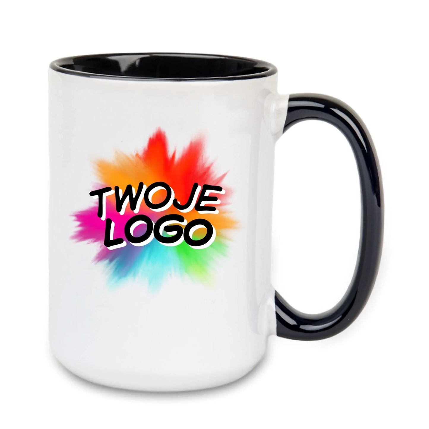 kubek reklamowy dla firm 440ml czarny