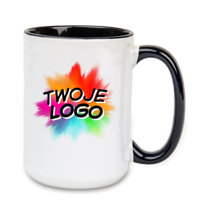 kubek reklamowy dla firm 440ml czarny