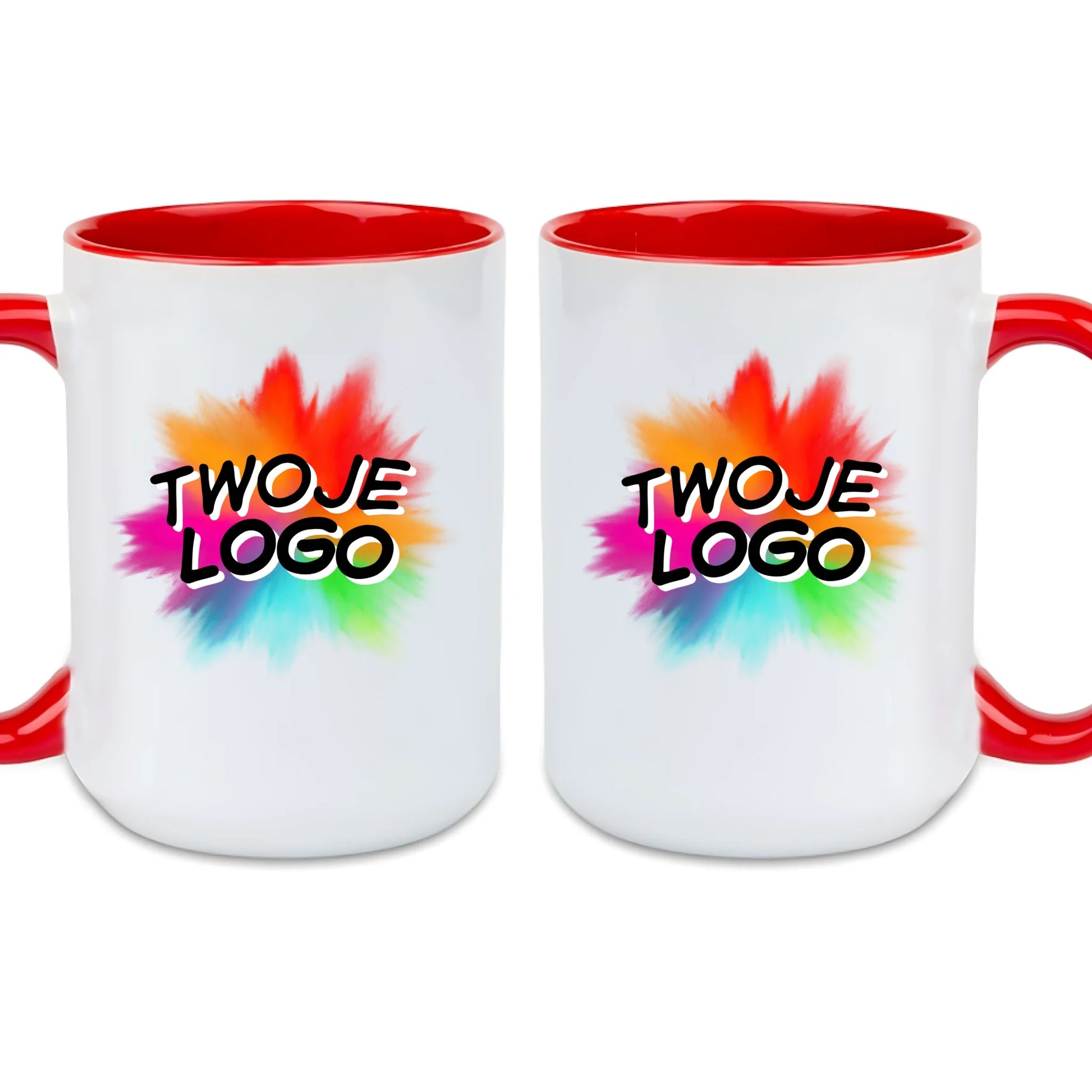 Kubek reklamowy dla firmy 440ml czerwony