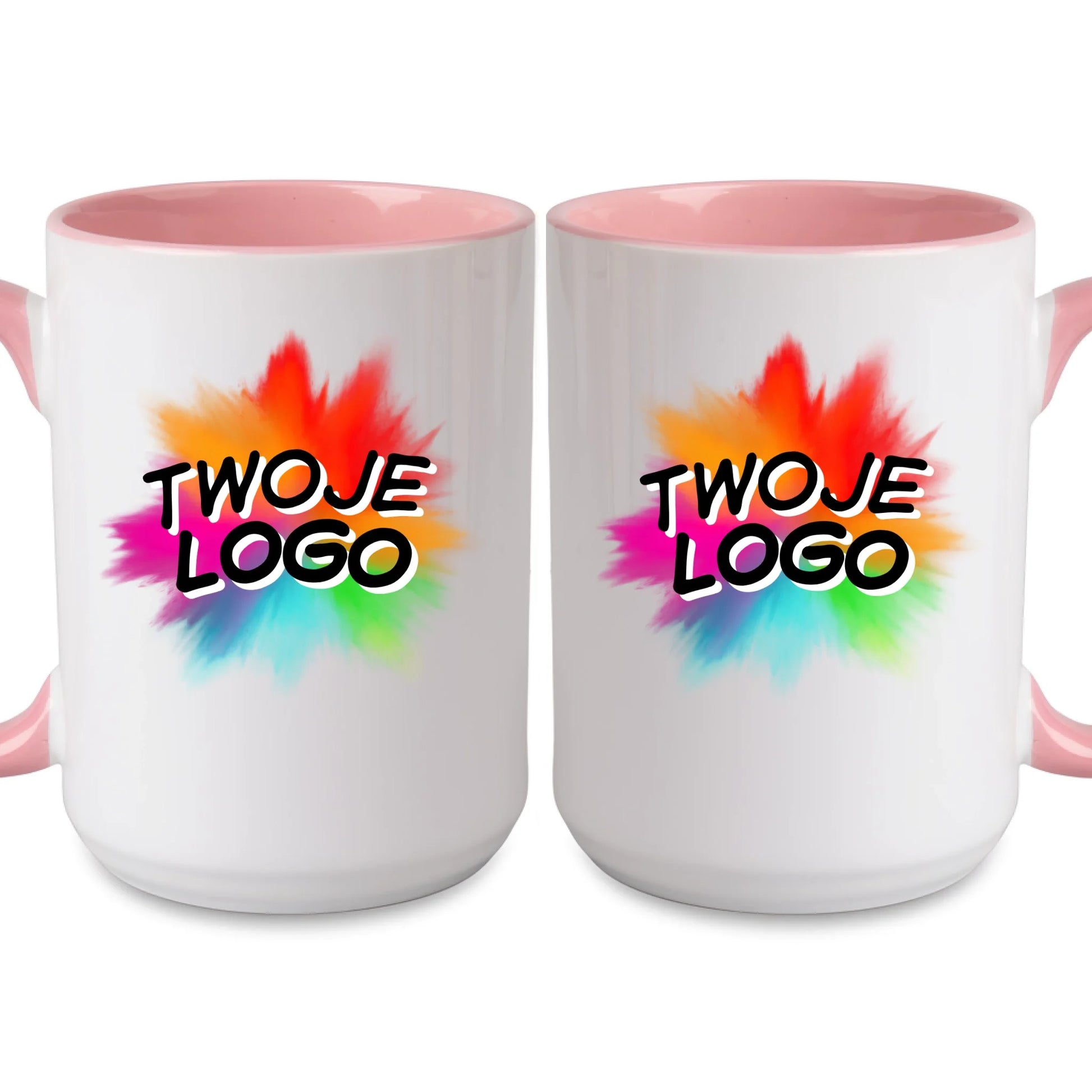 Kubek reklamowy dla firmy 440ml różowy