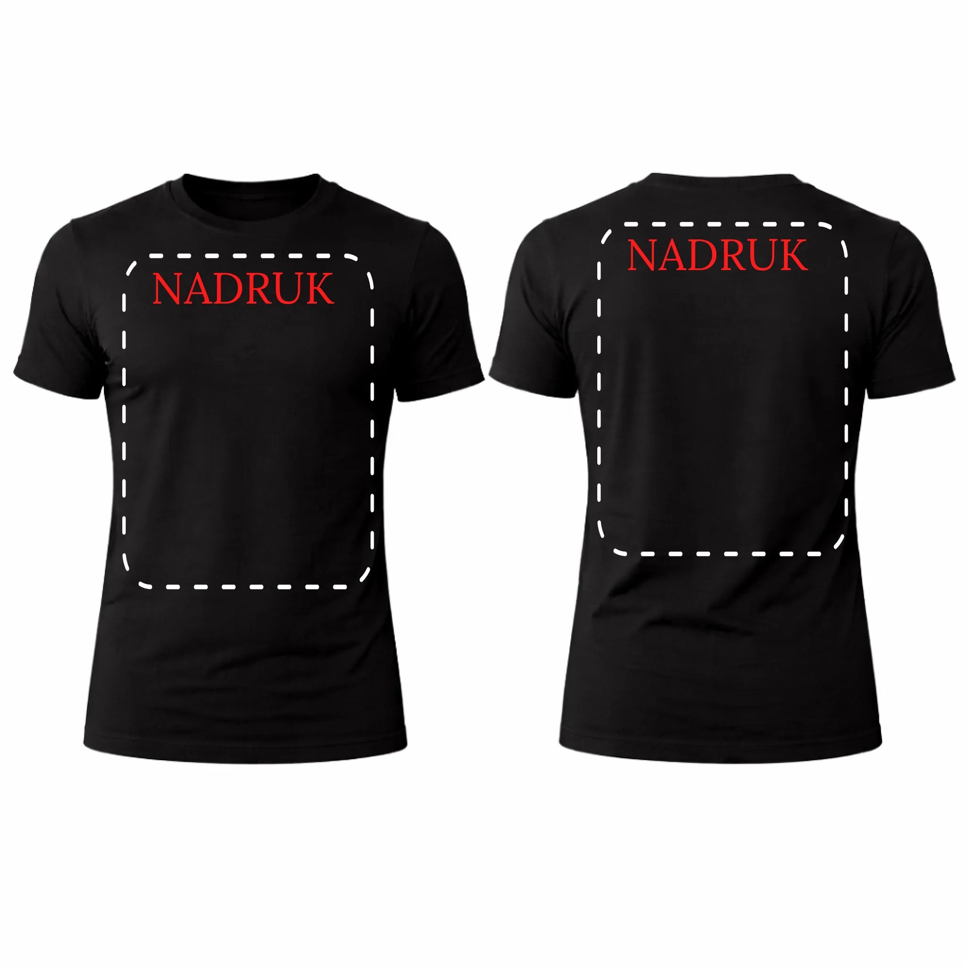 Koszulka męska reklamowa dla firm 190g czarna