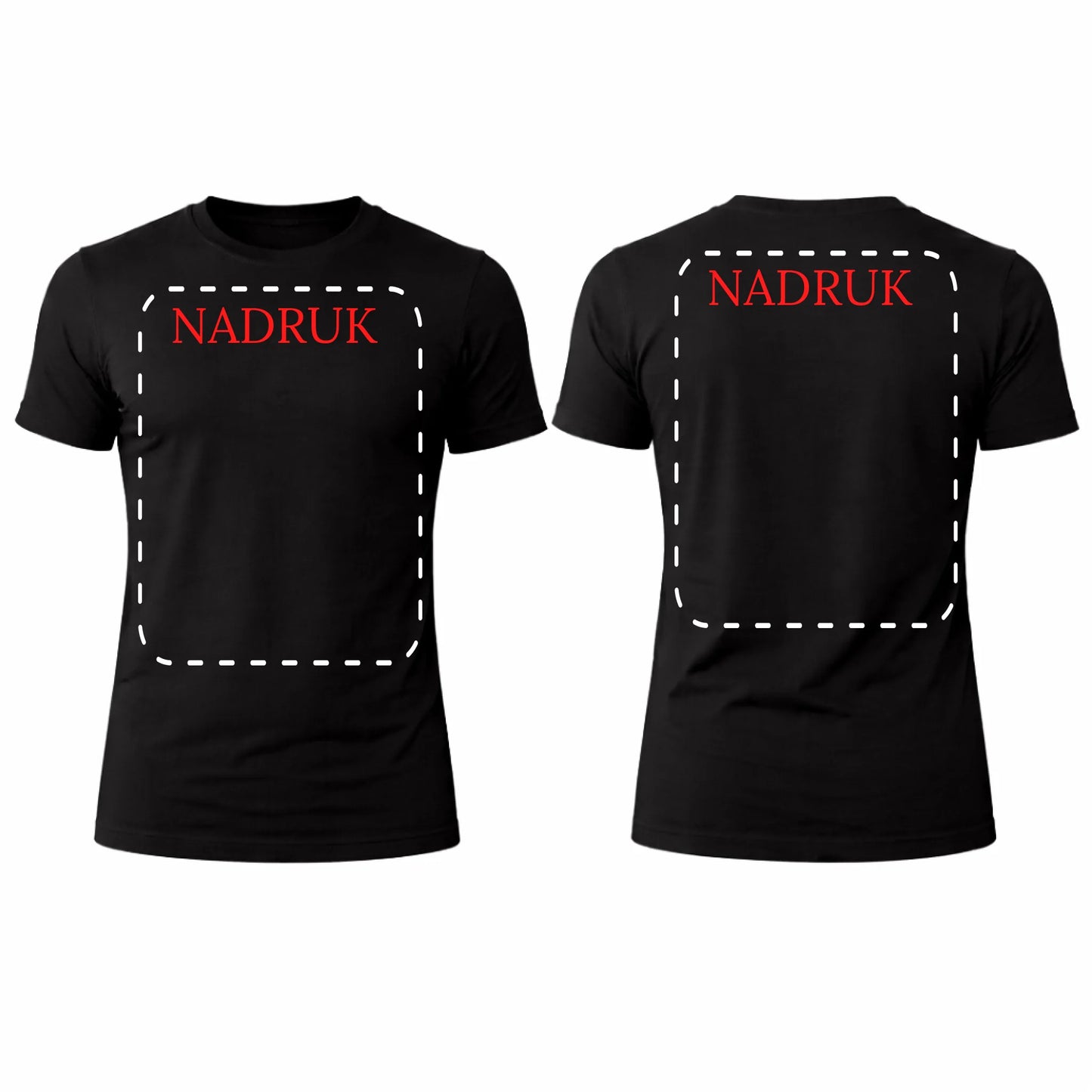 Koszulka reklamowa z logo firmy męska 190gram czarna