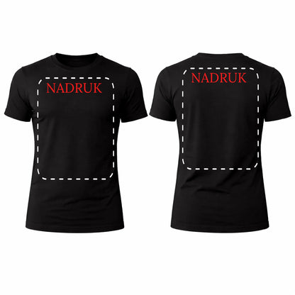 Koszulka reklamowa z logo firmy męska 190gram czarna