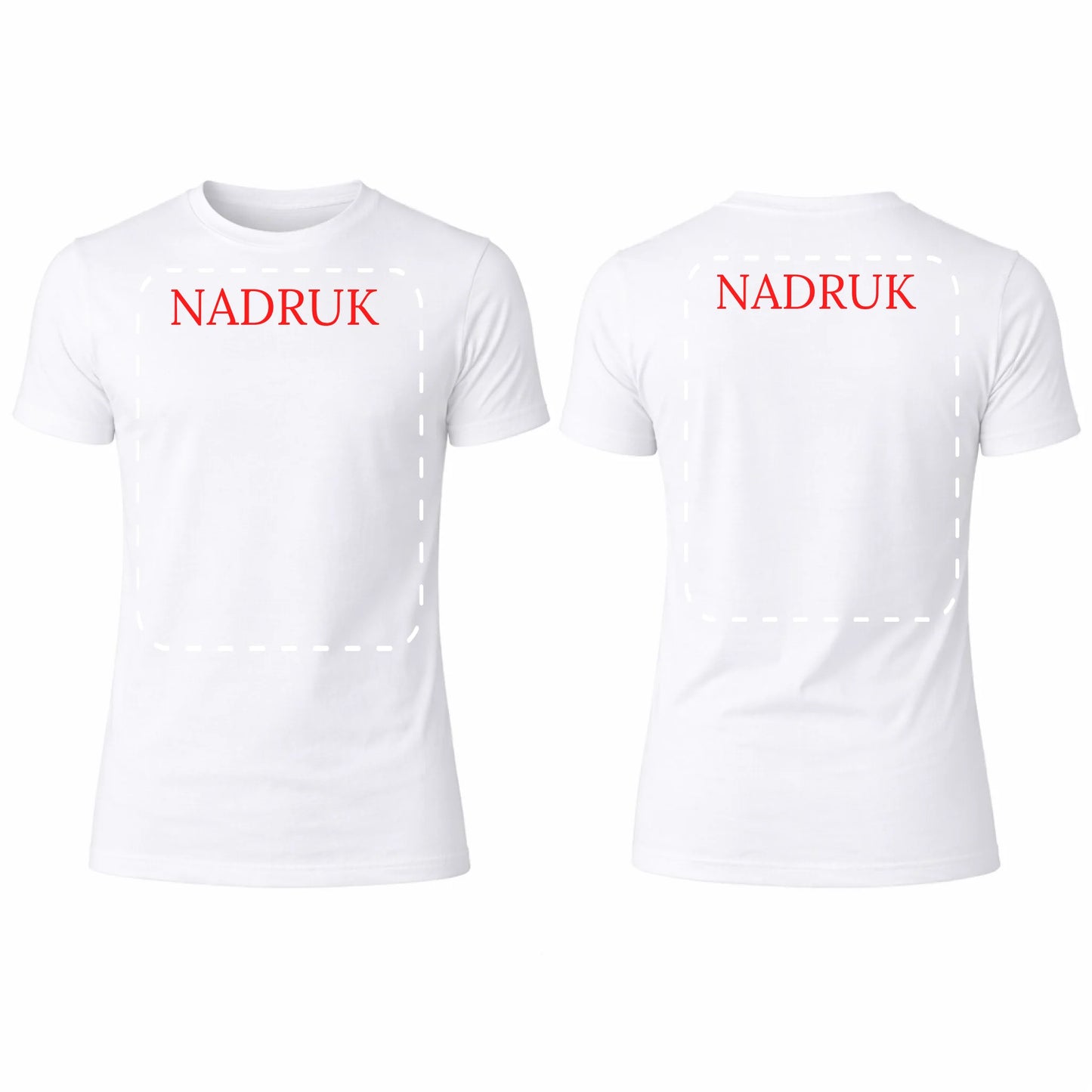 koszulka męska reklamowa dla firm 190 biała