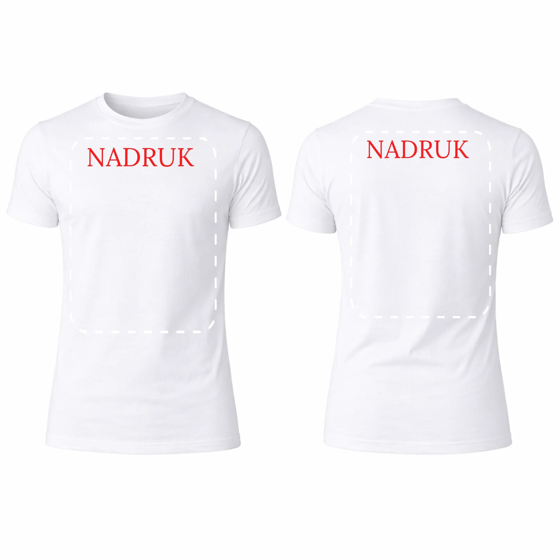 koszulka męska reklamowa dla firm 190 biała