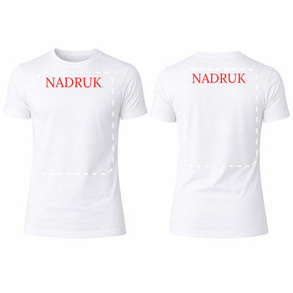 Koszulka reklamowa z logo firmy męska 190gram biała